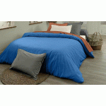 PARURE DE LIT DALIA  INDIGO 260X240 CM