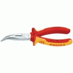 PINCE DEMI-RONDE 160MM BEC COUDÉ 1000 VDE - KNIPEX