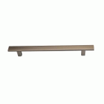 POIGNÉE DE MEUBLE ZAMAK REGOLA - ENTRAXE 160 MM - FINITION NICKELÉ SATINÉ METAKOR