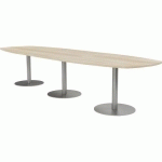 TAB. CONF. ELGA PIED PLATINE 360X113 PLT STRAT ACACIA/ALU - MBA