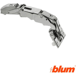 HINGE DROITE 155º CLIP TOP BLAMOTION TE TON BLUM R-71B7580 - PLAQUÉ NICKEL