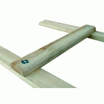 ÉCHELLE DE COUVREUR - BOIS - ENTRAXE 25 CM - 3,00 M OUTIFRANCE