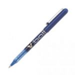 PILOT STYLO ROLLER POINTE MÉTAL 0,7 MM ENCRE LIQUIDE BLEUE V-BALL 07