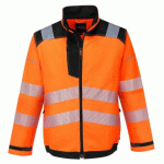 PORTWEST T500 VESTE HV PW3 ORANGE/NOIR - TAILLE M