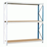 RAYONNAGE SUIVANT EPSIVOL - FORCE:683 KG - LARGEUR:1800 MM - MANORGA