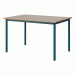 TABLE MALIBU 120X80 T5 4P STRA ALAISÉ ACACIA/BLEU 5025