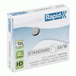 AGRAFE RAPID 23/15 FORTE GALVANISÉE - BOÎTE DE 1000