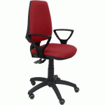 CHAISE ELCHE S BRAS FIXE - ROUE PARQUET - BORDEAUX - PIQUERAS Y CRESPO