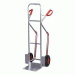 DIABLE ALU 200 KG H 1300 MM ROUE GONFLABLE 260X85 MM