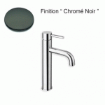 LAVABO TRIVERDE HAUT CHROME NOIR+ VIDAGE LAITON UP&DOWN - CRISTINA ONDYNA TV22272