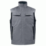 PROJOB 5704 BODYWARMER MULTIPOCHES PRIO MATELASSE GRIS - TAILLE XXL