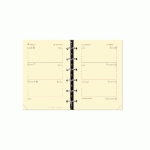 QUO VADIS - RECHARGE ORGANISEUR - 2025-2026 - TIMER 14 HORIZONTAL PRESTIGE - SEMAINIER HORIZONTAL - FRANÇAIS - 16 MOIS DE SEPTEMBRE À DÉCEMBRE - 8X12,5 CM - LOT DE 2