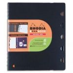 RHODIA CAHIER EXABOOK SPIRALÉ 160 PAGES 5X5 16X21. COUVERTURE POLYPRO
