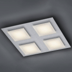 BANKAMP INO PLAFONNIER LED 4 LAMPES, ARGENTÉ