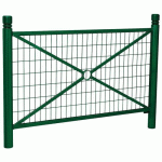 BARRIÈRE PROVINCE GRILLAGÉE 1.57 M CITY - ZINC VERT 6005 - PROCITY