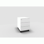 CAISSON MOBILE MÉTAL NAXOS 2 TIROIRS COLORIS BLANC - MANUTAN COLLECTIVITÉS