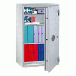 COFFRE-FORT BLINDÉ IGNIFUGÉ HARTMANN 220 LITRES SERRURE À CLÉ