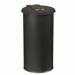CORBEILLE 80 LITRES TUBO ROSSIGNOL RONDE EXTÉRIEUR GRISE