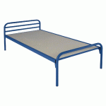 EVOLUTION LIT 2 TRAVERSES SOMMIER AGGLOMÉRÉ 90X190 5009 BLEU - MANUTAN COLLECTIVITÉS