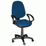 FAUTEUIL DE BUREAU VIVA CONTACT SYNCHRONE + TRANSLATION ASSISE COLORIS BLEU - MANUTAN COLLECTIVITÉS