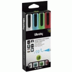 MARQUEUR CRAIE, POINTE OGIVE, SET DE 4 'FUN' - LOT DE 2