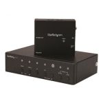 STARTECH.COM EXTENDEUR VIDÉO HDBASET MULTI-ENTRÉES AVEC SWITCH INTÉGRÉ - HDMI, VGA, DISPLAYPORT VIA CAT5E OU CAT 6 - 4K