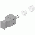 VERROU DE CONDAMNATION LONGUEUR 19,5MM GRIS ALUMINIUM RAL9006 - LA CROISEE DS - DS6219-007