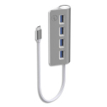 HUB CYLINDRE 4 PORTS USB-C ML311821 MOBILITY LAB - GRIS SIDERAL