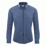 J.HARVEST & FROST IB131 PIQUE KNIT CHEMISE DAMES IMPRIMÉ MARINE - TAILLE XXXL