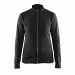 SWEAT ZIPPÉ FEMME NOIR TAILLE M - BLAKLADER