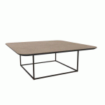 TABLE BASSE CARRÉE MILAN L.87,5 CM - BRONZE