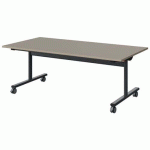 TABLE MALIBU RAB. 160X80 T3 DL STRA ABS GRIS U727/GRIS 7016