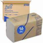 PAPIER ESSUIE-MAINS PLIAGE ENCHEVÊTRÉ SCOTT PROFESSIONAL 3749 – CARTON DE 4000