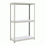 RAYONNAGE RAPID 1 MANUTAN 2440X1525X610 3 TAB GRIS MELAMINÉE