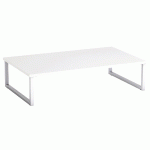 TABLE BASSE PUNTO - IZARI 100X60 CM PLATEAU COLORIS BLANC - MANUTAN COLLECTIVITÉS