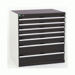 ARMOIRE D\'AT. À TIR. CUBIO SL-858-7.1 GRIS CLAIR/ANTHRACITE - MANUTAN COLLECTIVITÉS