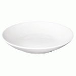 ASSIETTES CREUSES OLYMPIA BLANCHE 26CM - 6 PIÈCES