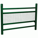 BARRIÈRE LINEA SPÉCIALE ECOLE 1.57 GRILLAGÉE GALVA VERT 6005 - PROCITY