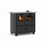 CUISINIÈRE À BOIS 7,5 KW - FAMILY.16 4,5 - NOIR ANTHRACITE LA NORDICA EXTRAFLAME