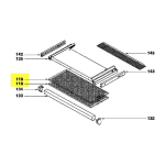 DE DIETRICH - FILTRE GRAISSE/EMBOUT METAL X1 POUR HOTTE 77X8771