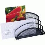 TRIEUR À COURRIER OFFICE, NOIR, EN FIL MÉTALLIQUE - LOT DE 2