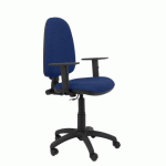CHAISE DE BUREAU AYNA - ACCOUDOIRS RÉGLABLES - BLEU FONCÉ