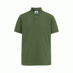 COTTOVER POLO MANCHES COURTES HOMME - CERTIFIÉ GOTS VERT FONCÉ - TAILLE M