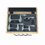 JEU DE 6 MICROMÈTRES D'EXTÉRIEUR 0-150 MM AVEC TOUCHES OTMT - OTELO