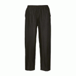 LOT DE 3 - PORTWEST S441 PANTALON DE PLUIE CLASSIC NOIR - TAILLE L - STANDARD