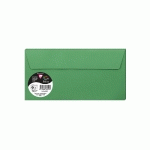 PAQUET DE 5 ENVELOPPES POLLEN 110X220MM 120G/M2 - VERT SAPIN - LOT DE 10