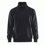 SWEAT COL CAMIONNEUR NOIR TAILLE XS - BLAKLADER