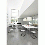 TABOURET BAS TAGLIO NOIR PIÉTEMENT ANTHRACITE