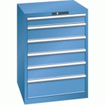 ARMOIRE BLEU CAP. 717X725X1000 AVEC 6 TIR. 200KG - LISTA