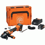 MEULEUSE D'ANGLE SANS FIL PROTAGO - CCG 18-125-10PD-SEC + 2 BATTERIES 18V 8AH FEIN